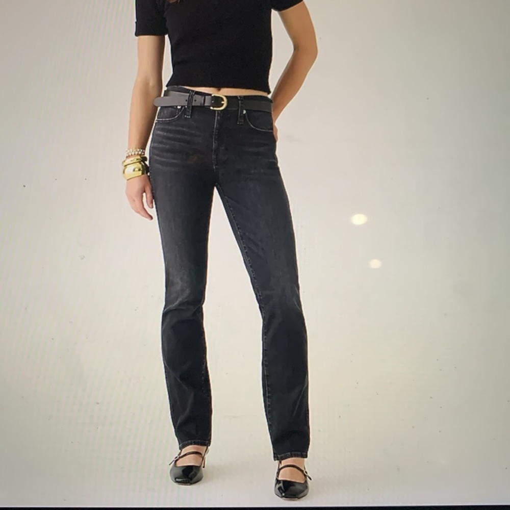 J Crew vintage straight 9" mid rise jeans
